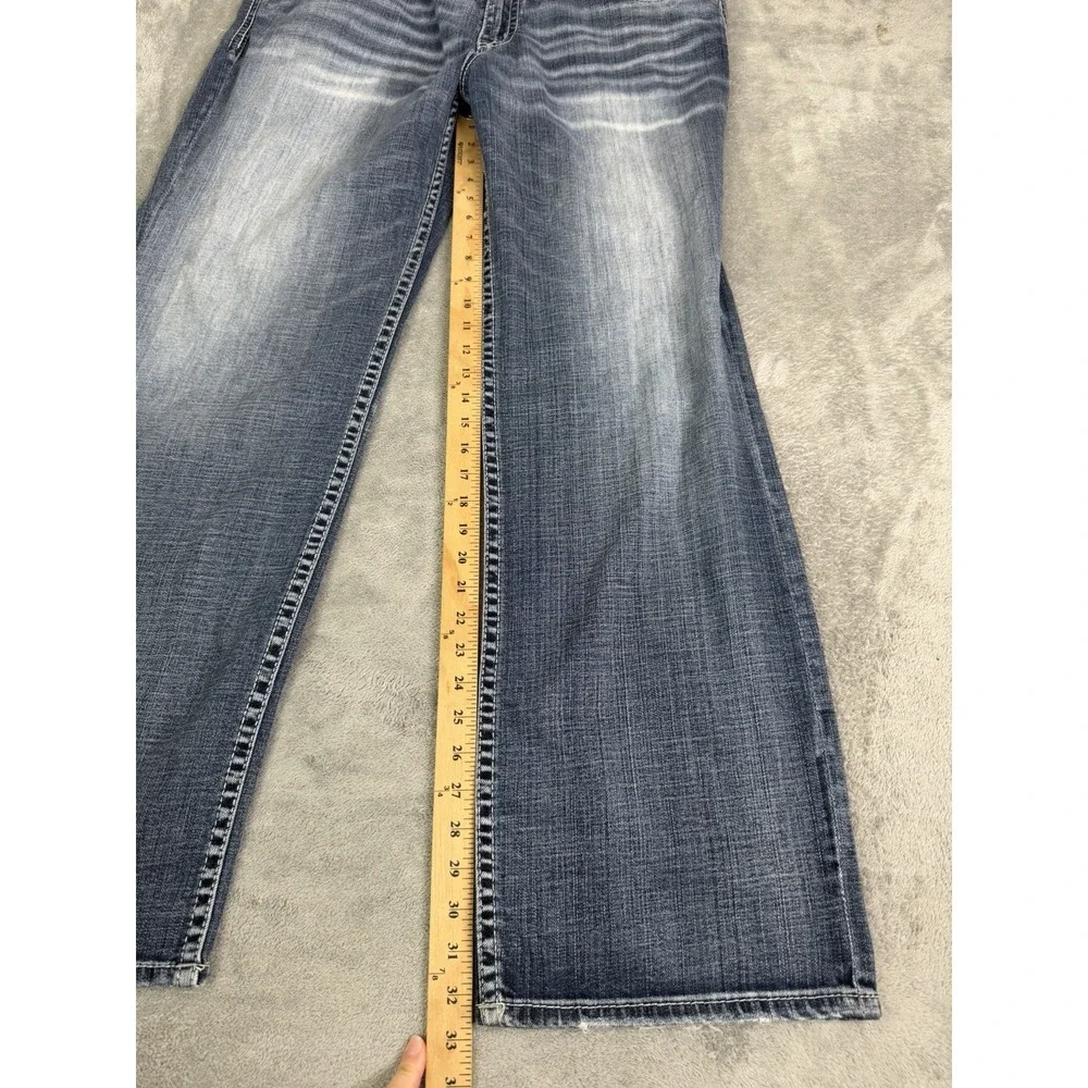 Buckle BKE Steve Straight Jeans Men's Size 40X32 Blue